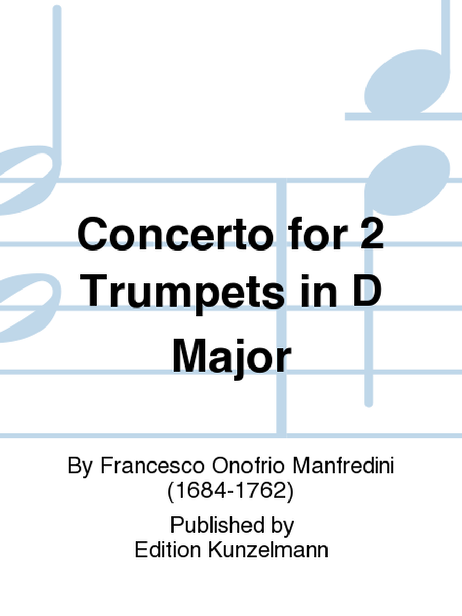Concerto for 2 Trumpets in D Major