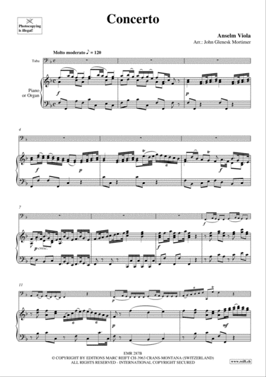 Concerto Tuba scores gallery preview page 4