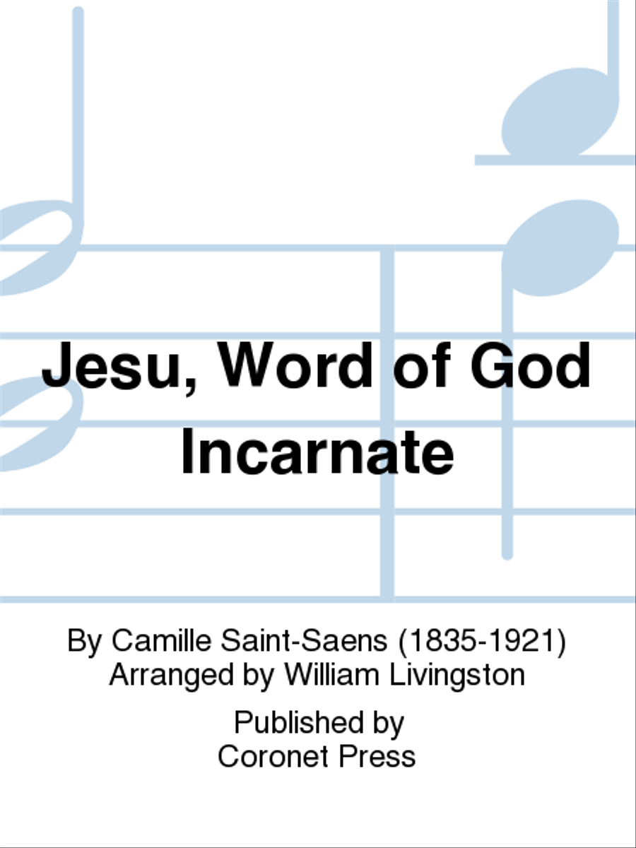 Jesu, Word of God Incarnate 4-Part scores gallery preview page 1