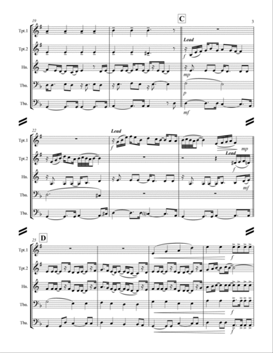 Mary, Did You Know? Horn scores gallery preview page 4