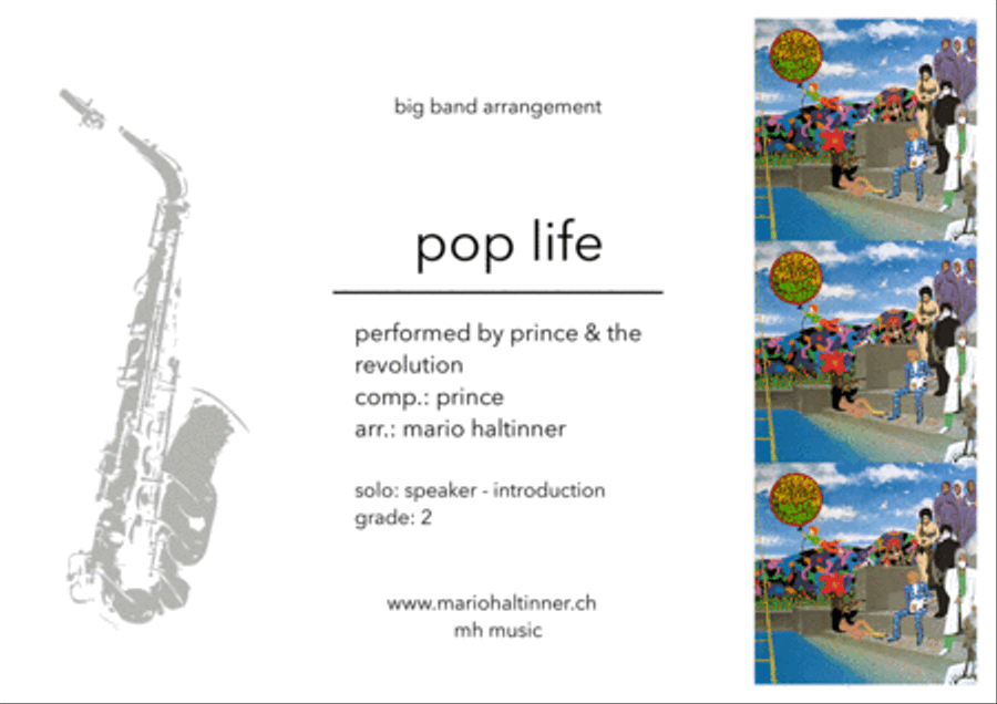 Pop Life Jazz Ensemble scores gallery preview page 1