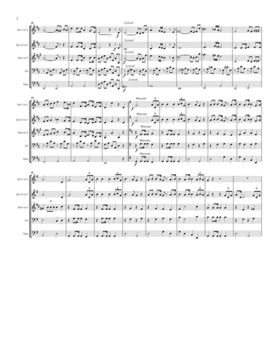 Trimumphal March from Aida for Brass Quintet image number null