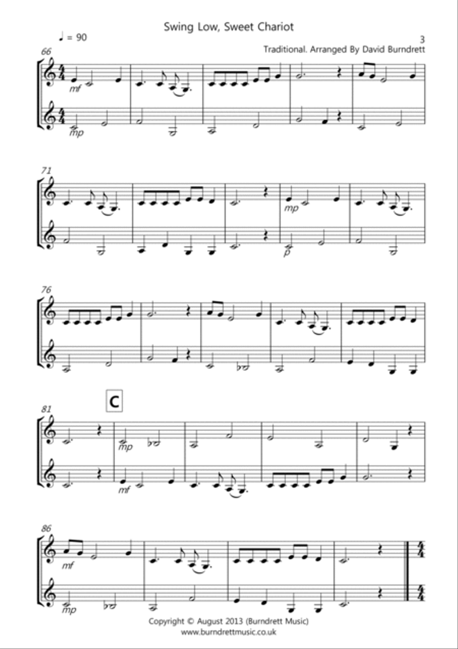 8 Duets for French Horn Brass Duet scores gallery preview page 3