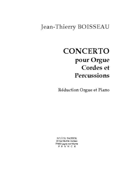 Concerto pour Orgue , Percussion et Cordes
