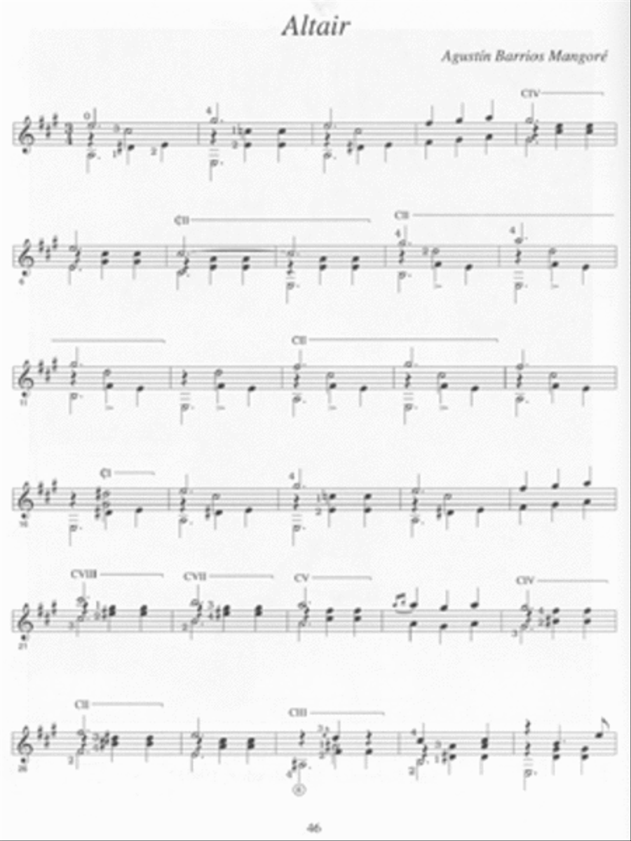 The Complete Works of Agustin Barrios Mangore for Guitar Vol. 1 Acoustic Guitar scores gallery preview page 4