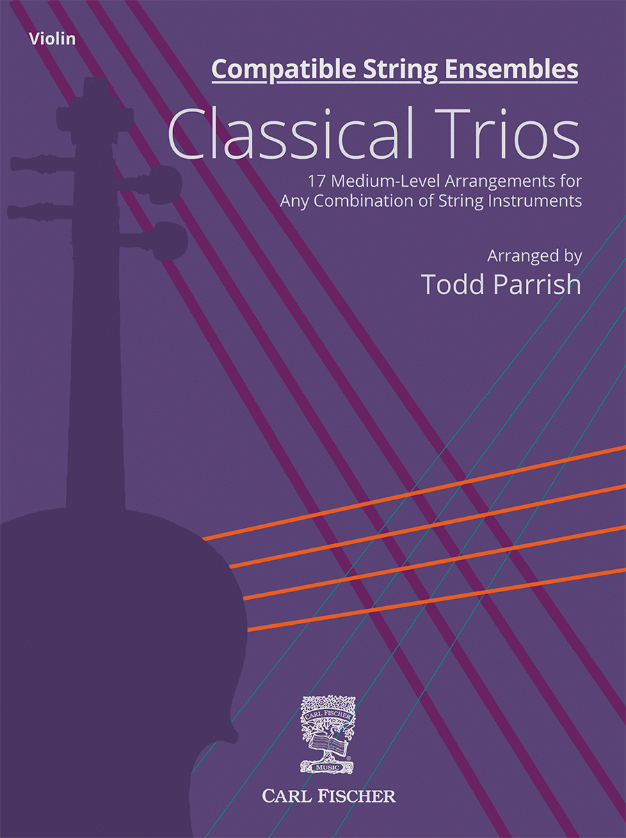 Compatible String Ensembles: Classical Trios (Violin) Violin scores gallery preview page 1