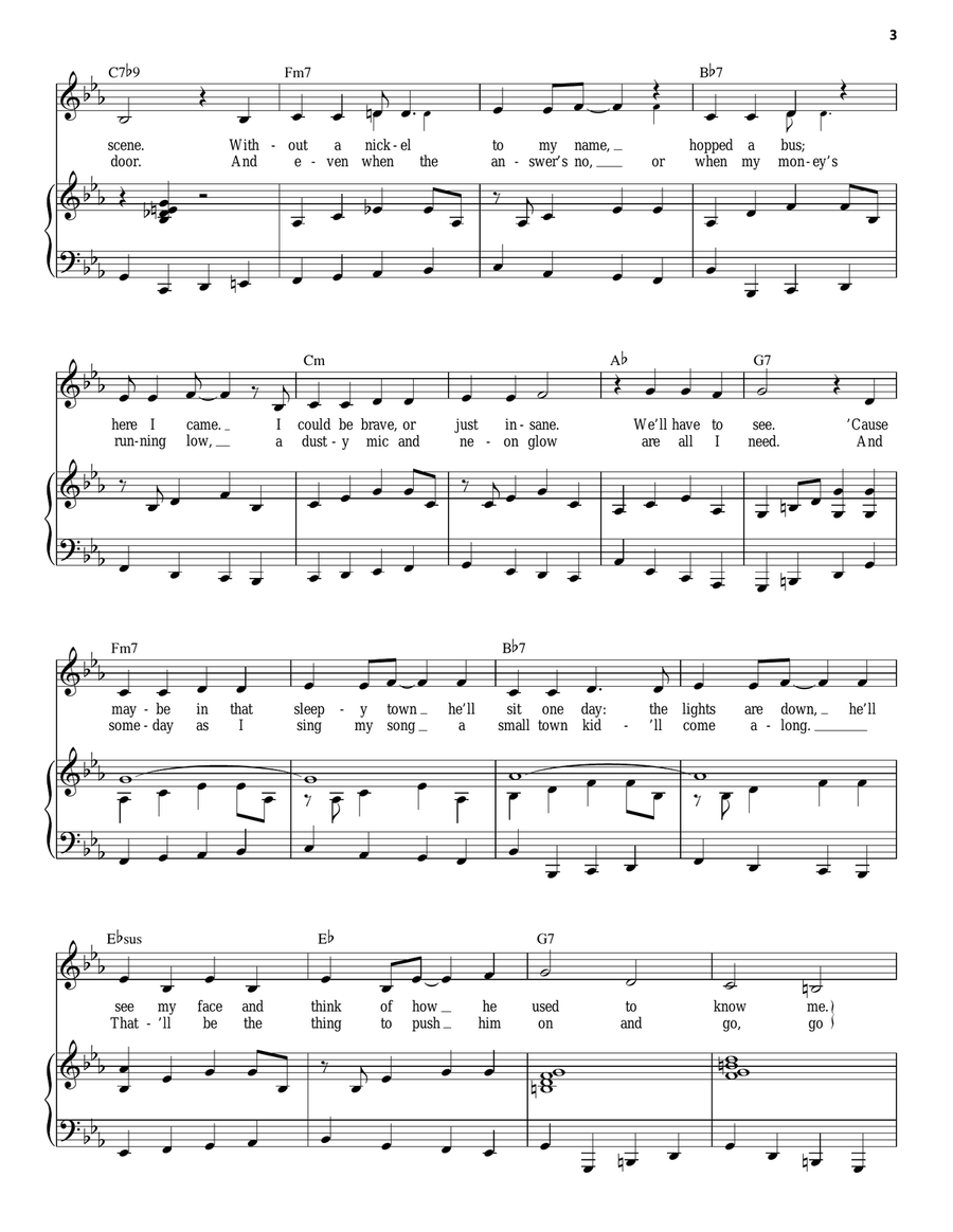 Another Day Of Sun (from La La Land) Voice scores gallery preview page 3