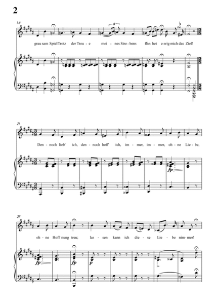 Schubert-Vergebliche Liebe,Op.173 No.3 in #G minor,for Vocal and Piano