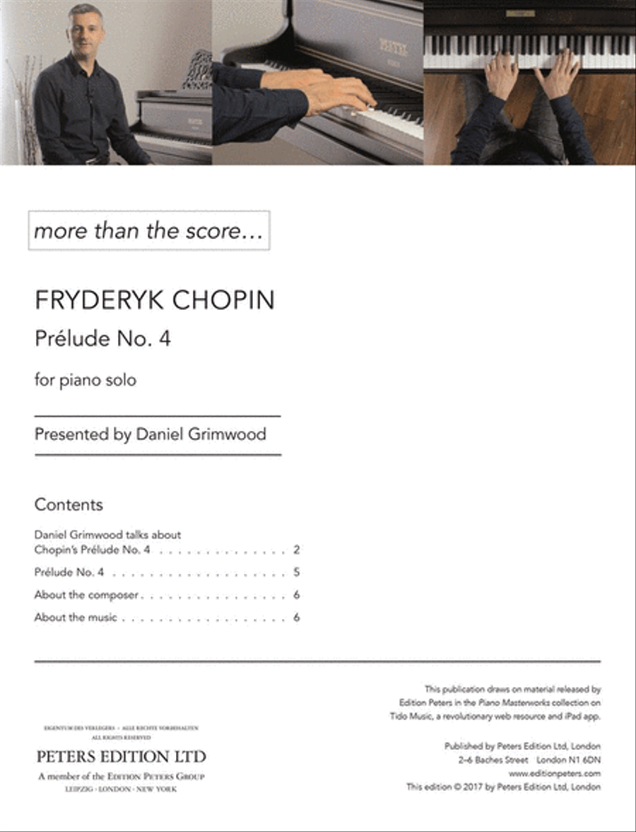 Prélude No. 4 in E minor for Piano Piano scores gallery preview page 2