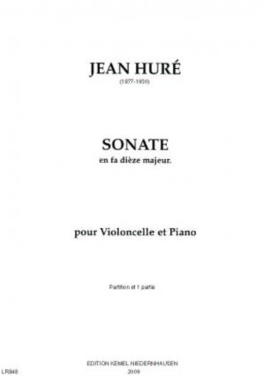 Sonate en fa dieze majeur Piano Accompaniment scores gallery preview page 1