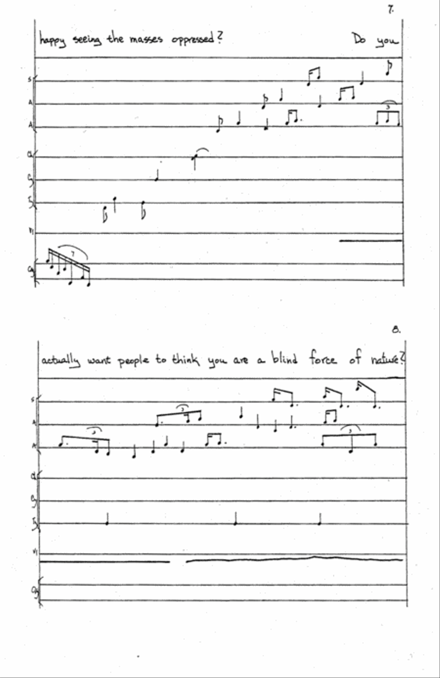 O God of Vengeance - Psalm 94 SA scores gallery preview page 5