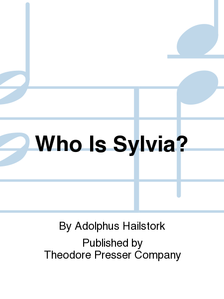 Who Is Sylvia?