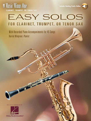 Book cover for Easy Clarinet Solos, Vol. I - Student Level