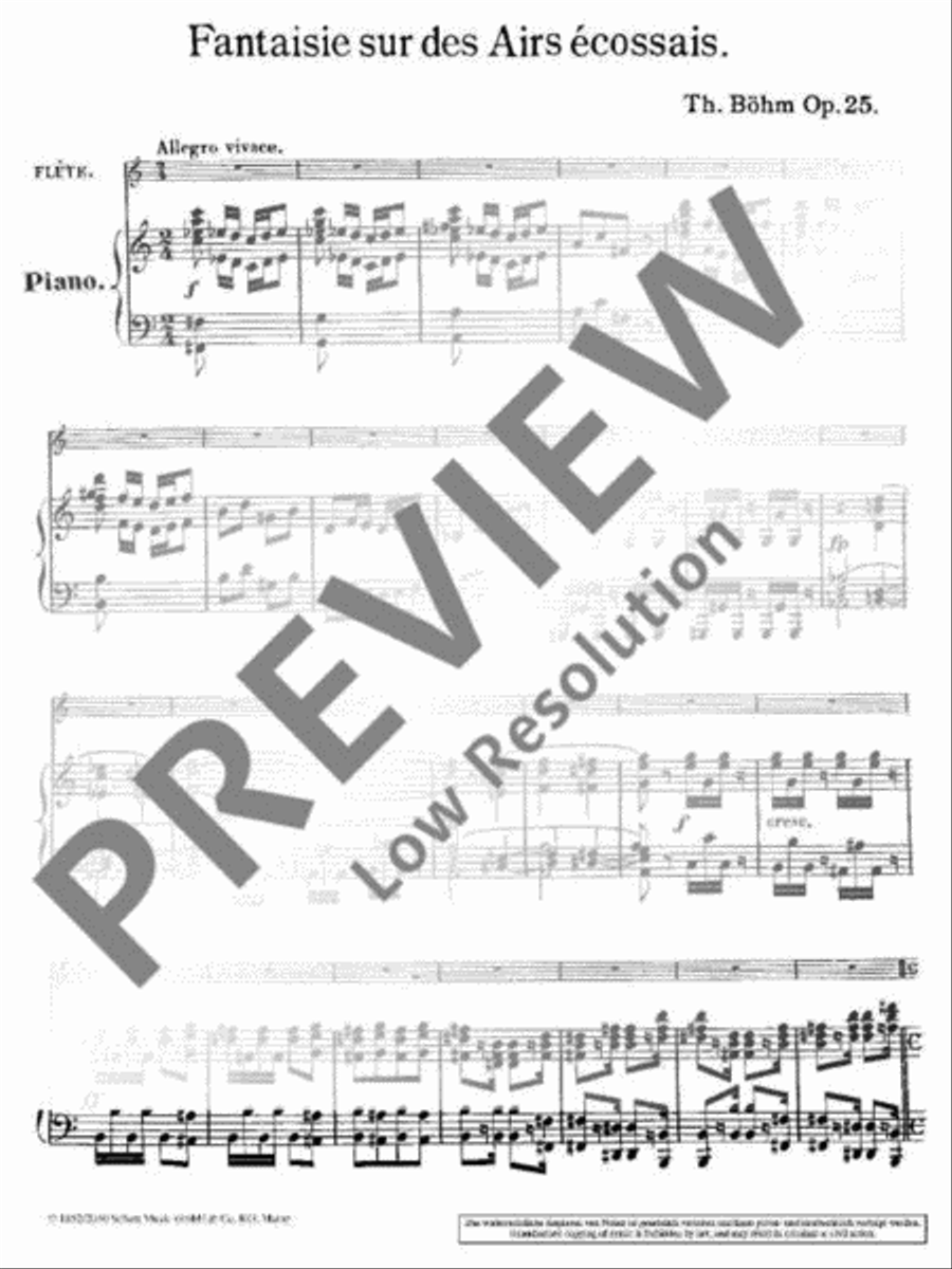 Fantaisie sur des airs écossais Flute scores gallery preview page 7