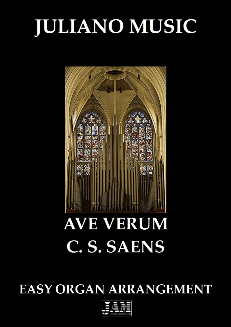 AVE VERUM (EASY ORGAN) - C. S. SAENS Organ Solo scores gallery preview page 1