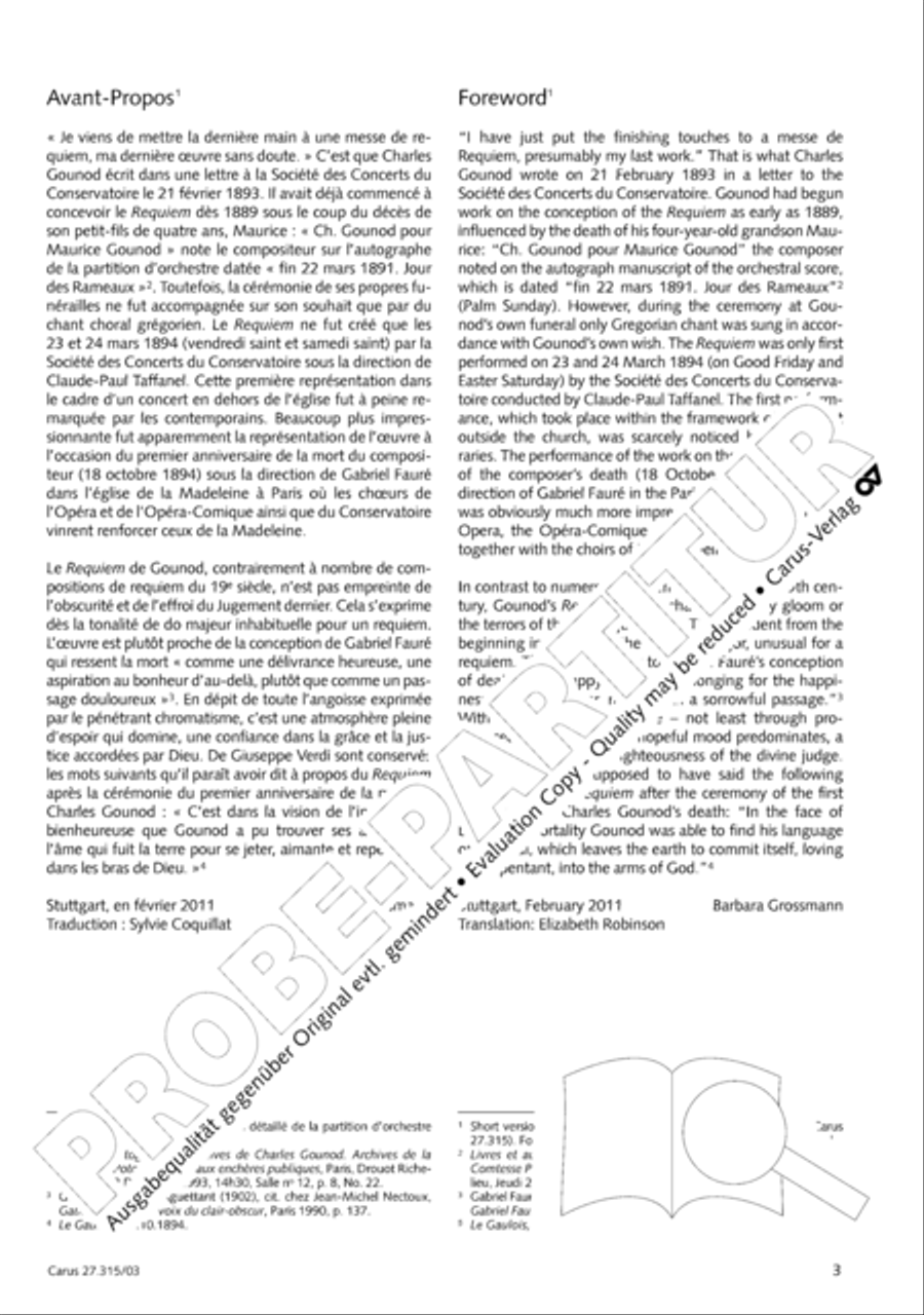 Requiem in C major 4-Part scores gallery preview page 4