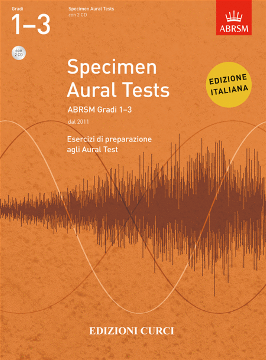 Specimen Aural Tests ABRSM Gradi 1-3 School and Community scores gallery preview page 1