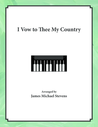 Book cover for I Vow to Thee My Country