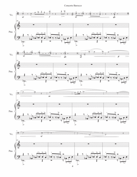 Concerto Barocco (2017) piano part