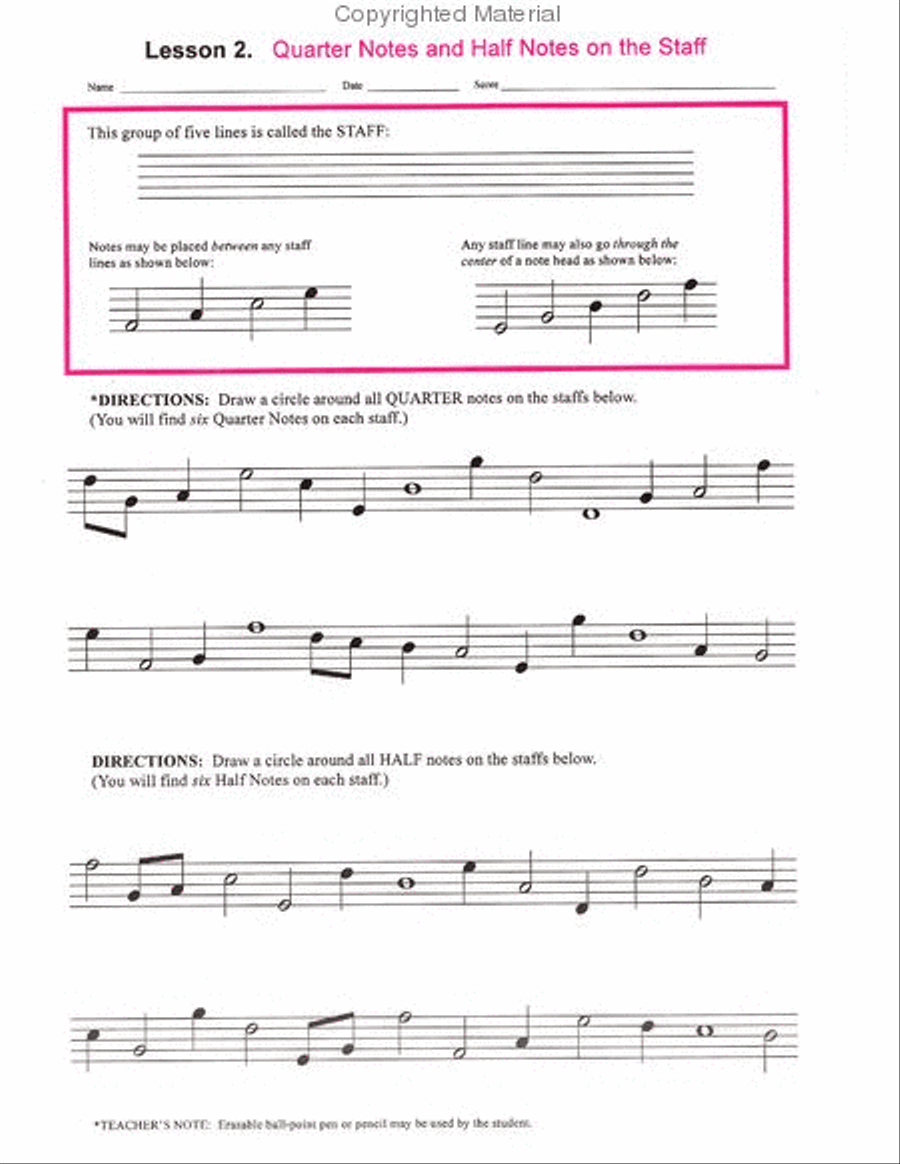 Rhythm Workbook Rhythm Workbook Piano Method scores gallery preview page 2