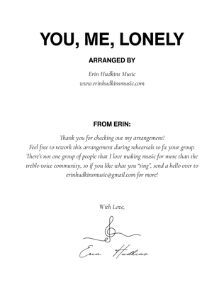 You Me Lonely