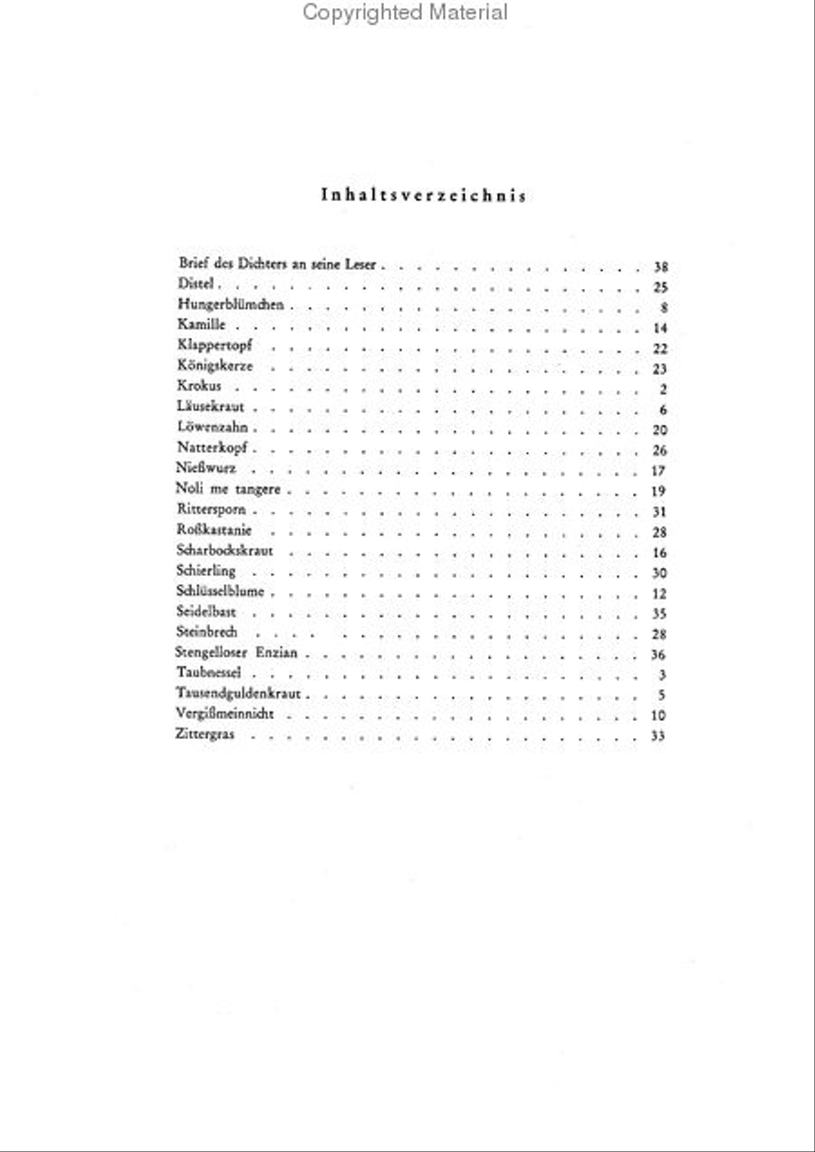 Heiteres Herbarium High Voice scores gallery preview page 2