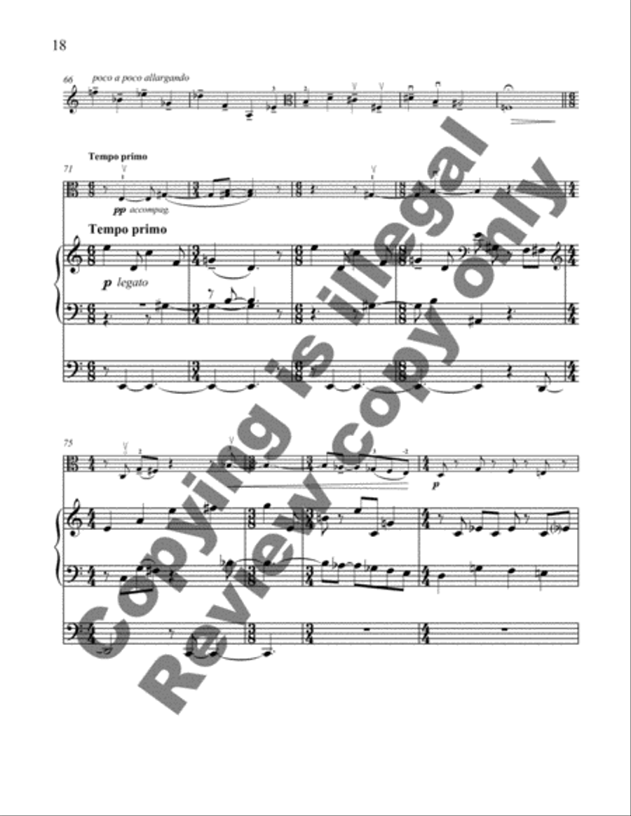 Sonata da Chiesa Sonata da Chiesa Viola scores gallery preview page 12