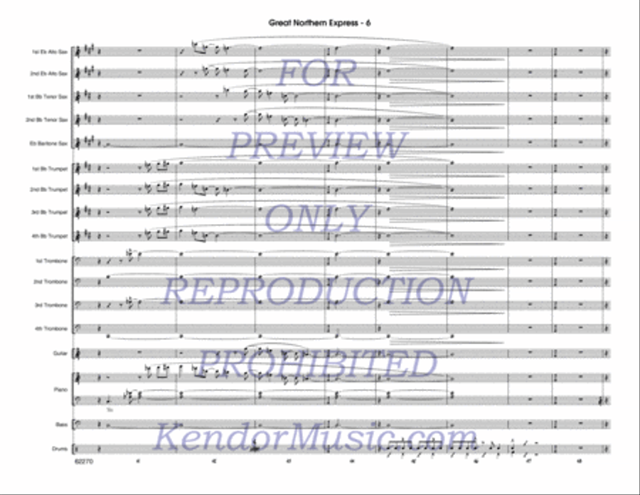 Great Northern Express Jazz Ensemble scores gallery preview page 7