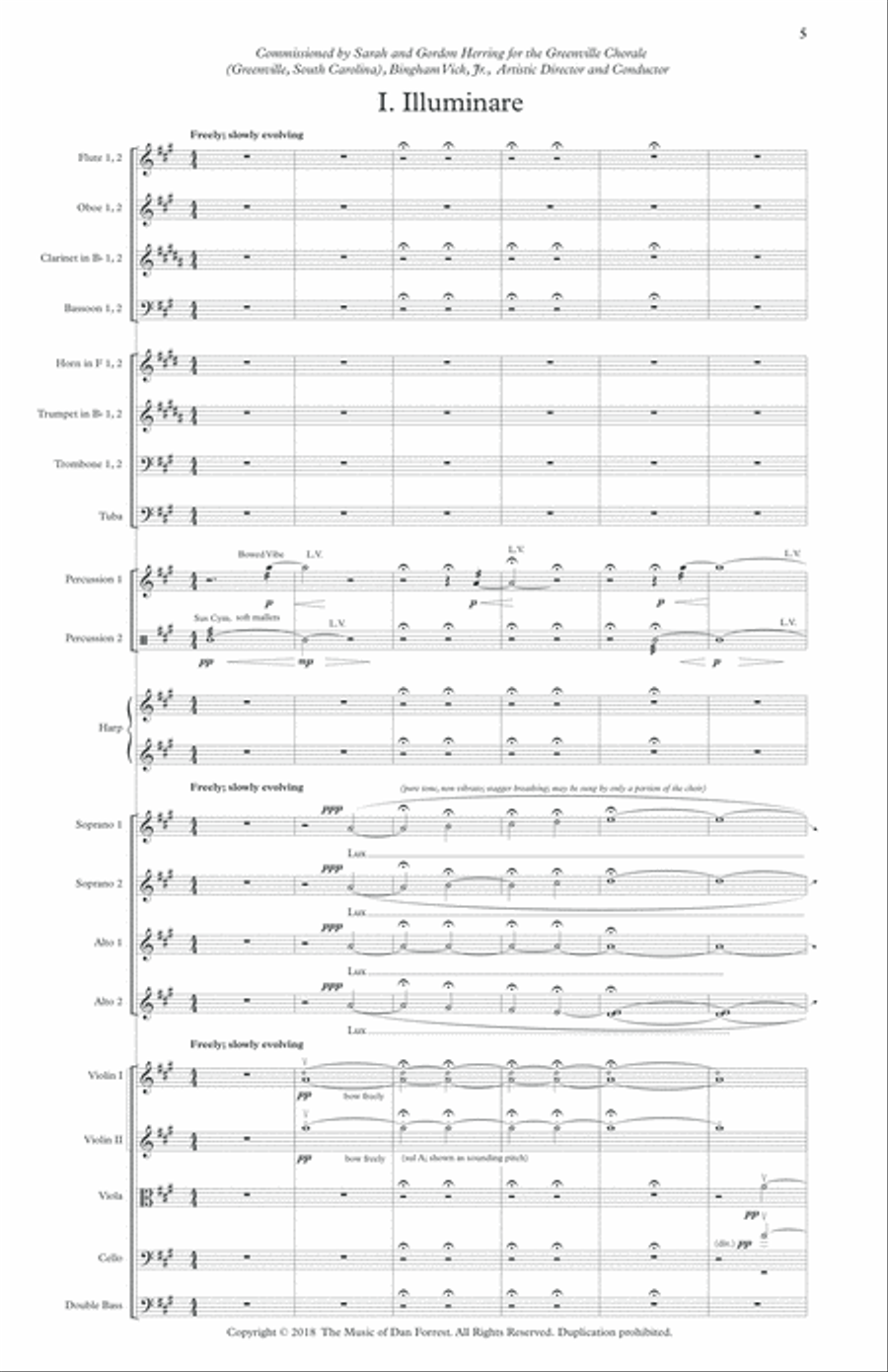 LUX Full Score (Full Orchestra Version) Full Orchestra scores gallery preview page 6