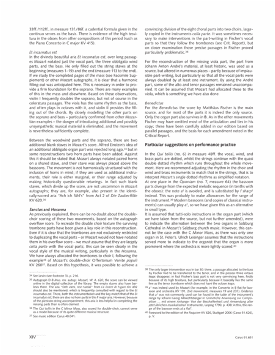 C Minor Mass, K. 427 (Missa in c KV 427) 4-Part scores gallery preview page 15