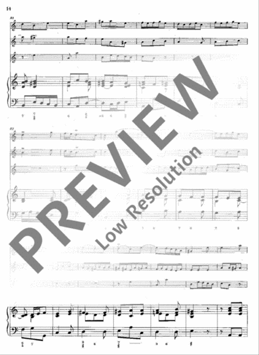Sonata A minor Sonata A minor String Orchestra scores gallery preview page 19