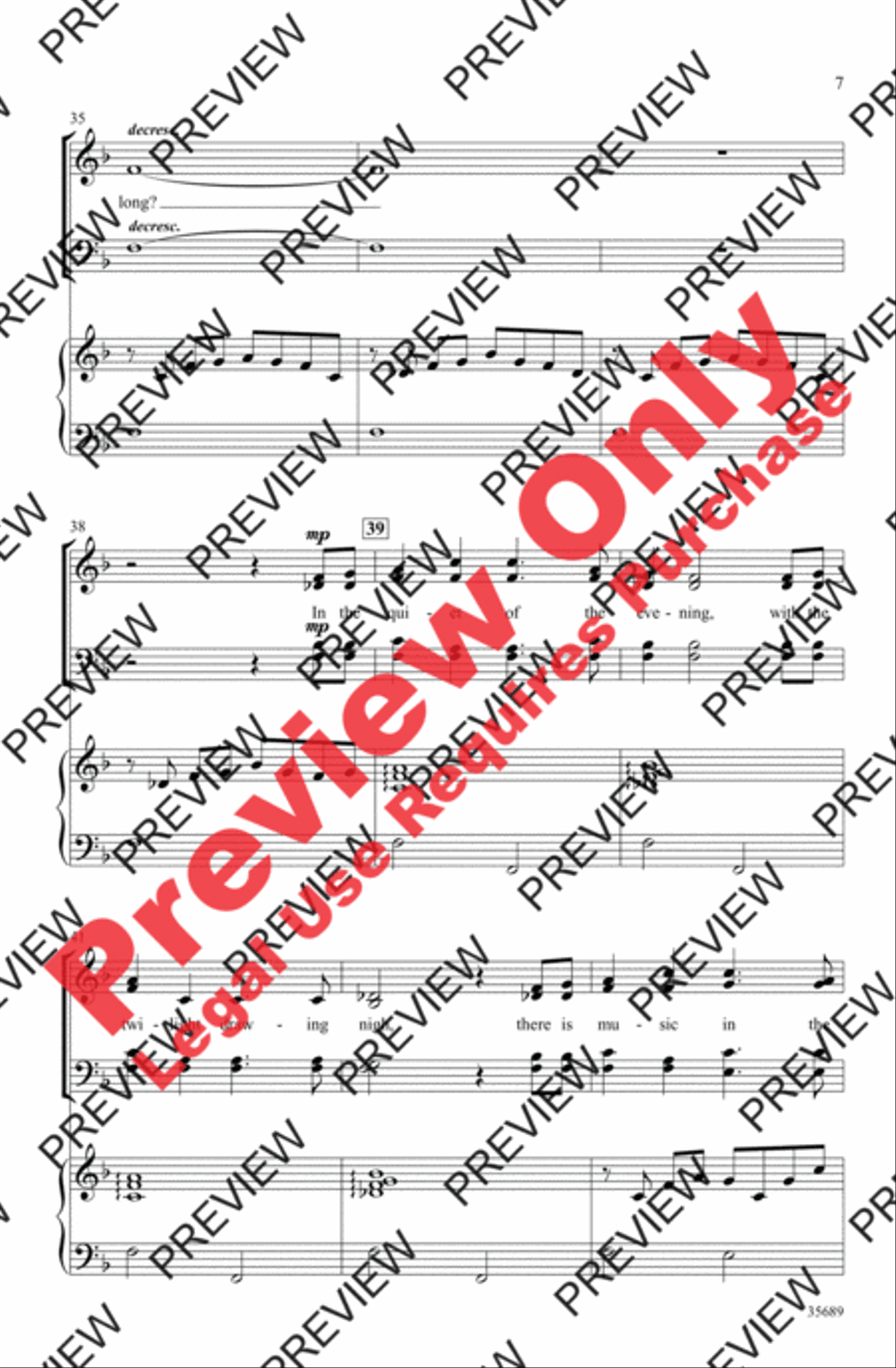 Pacem 4-Part scores gallery preview page 6
