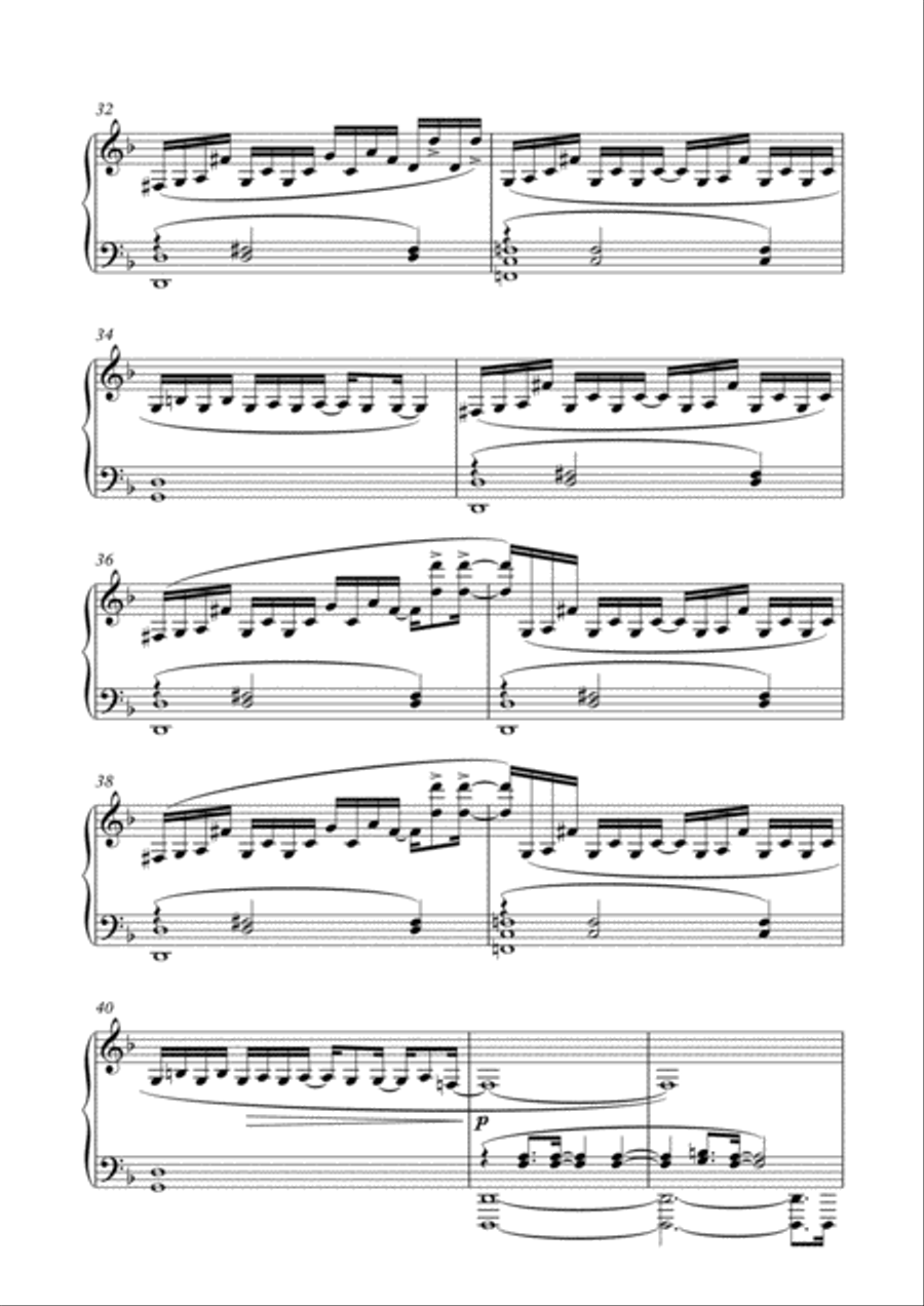 Scymrrian - Piano Solo Scymrrian - Piano Solo Piano Solo scores gallery preview page 3
