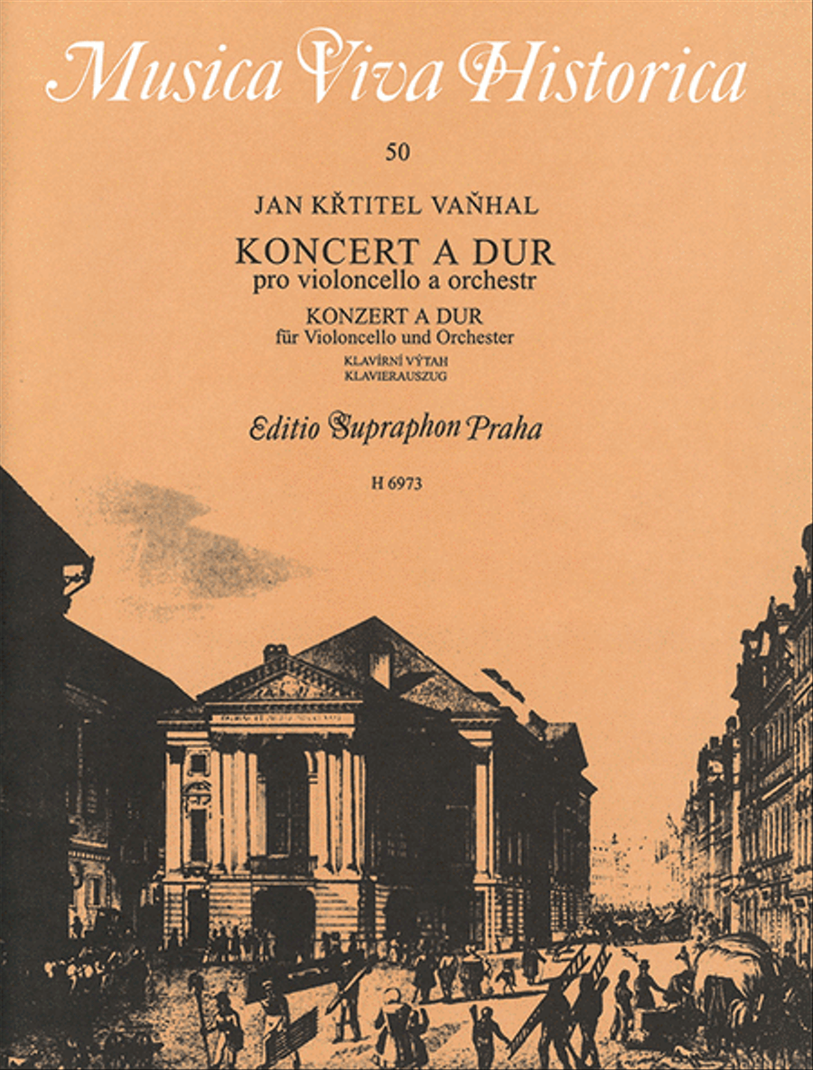 Konzert A-dur für Violoncello und Klavier Piano scores gallery preview page 1