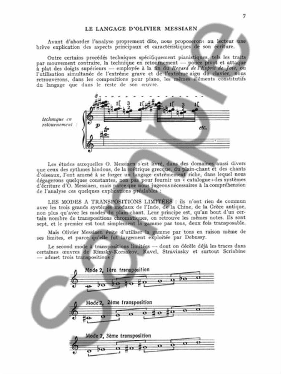 L'oeuvre Pour Piano D'olivier Messiaen (book) Piano scores gallery preview page 2