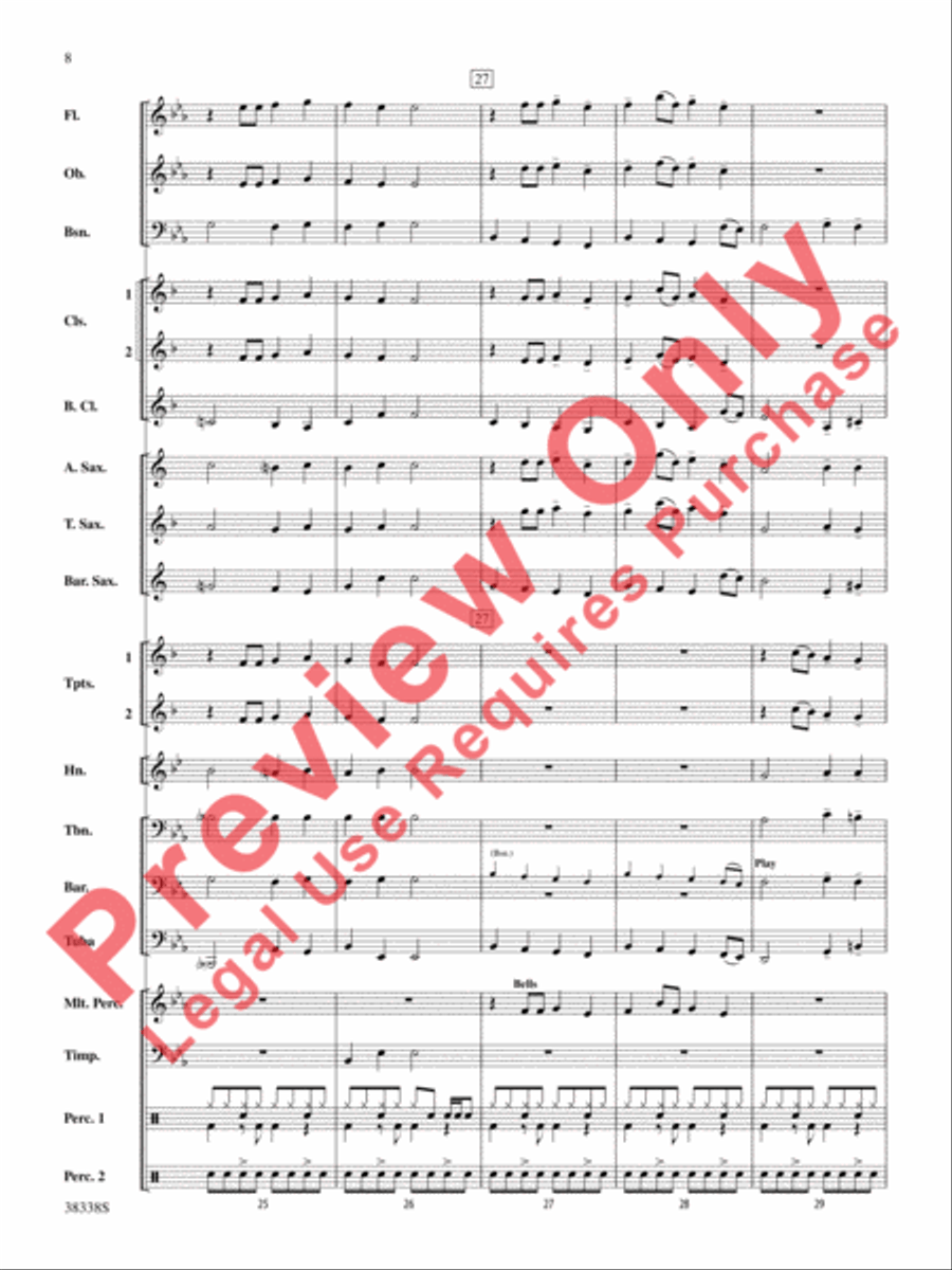 Joyful Time Concert Band scores gallery preview page 9