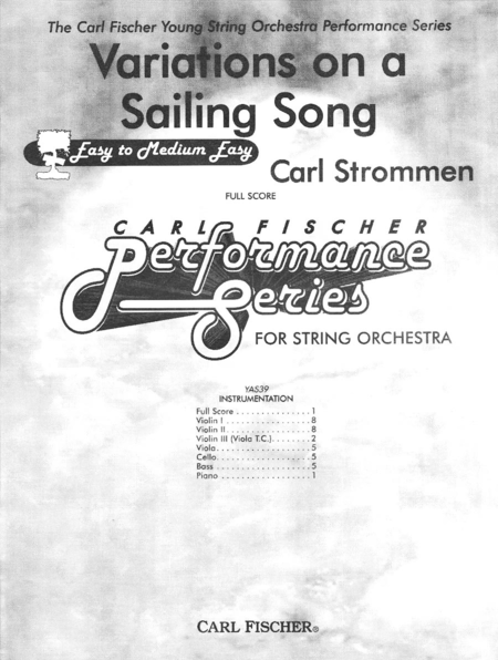 Variations on a Sailing Song image number null