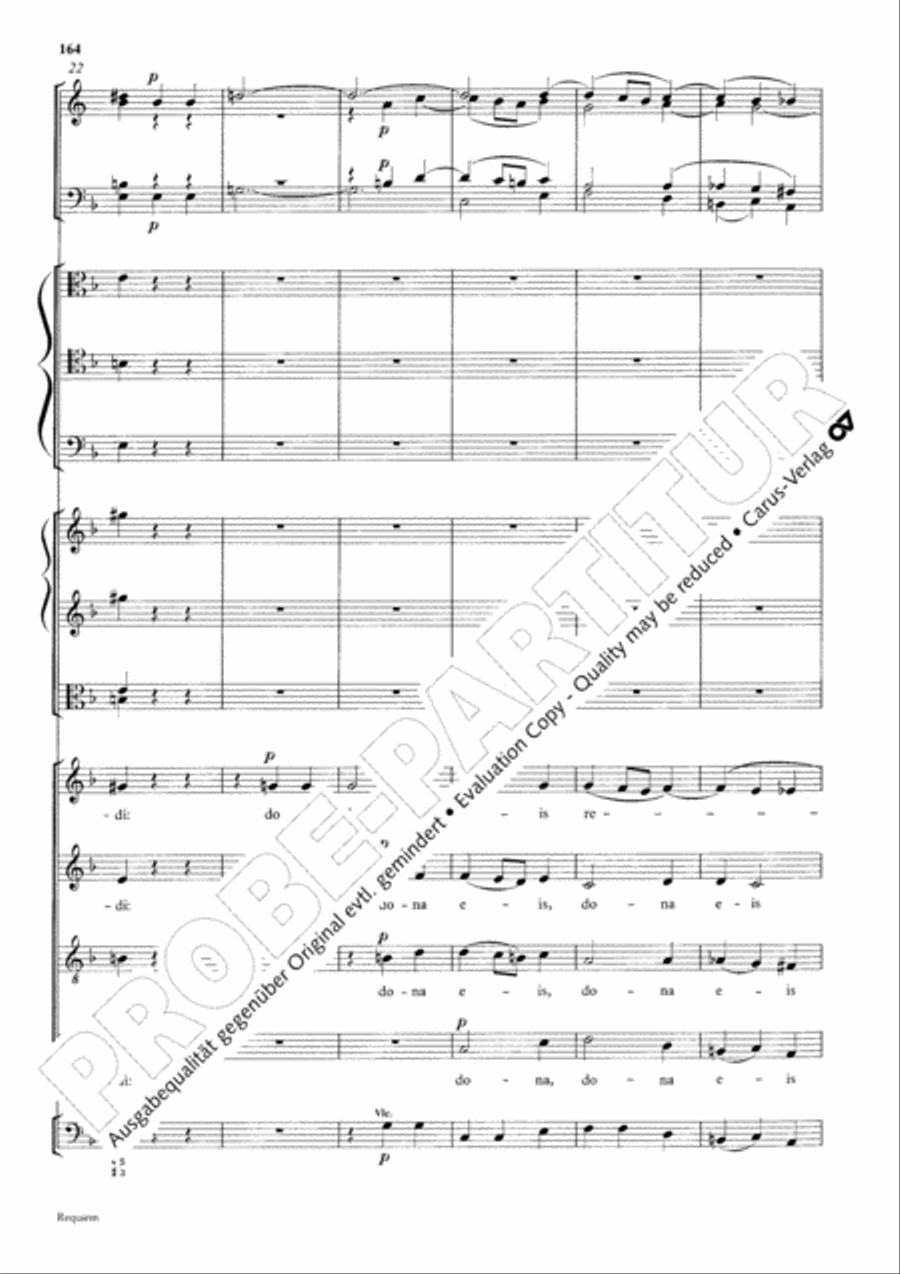 Requiem Requiem 4-Part scores gallery preview page 171