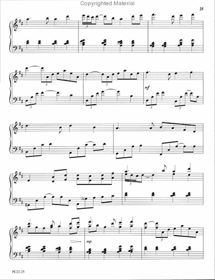 Abide with Me - Pinkston Piano Solo scores gallery preview page 3