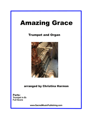 Book cover for Amazing Grace – Trumpet and Organ