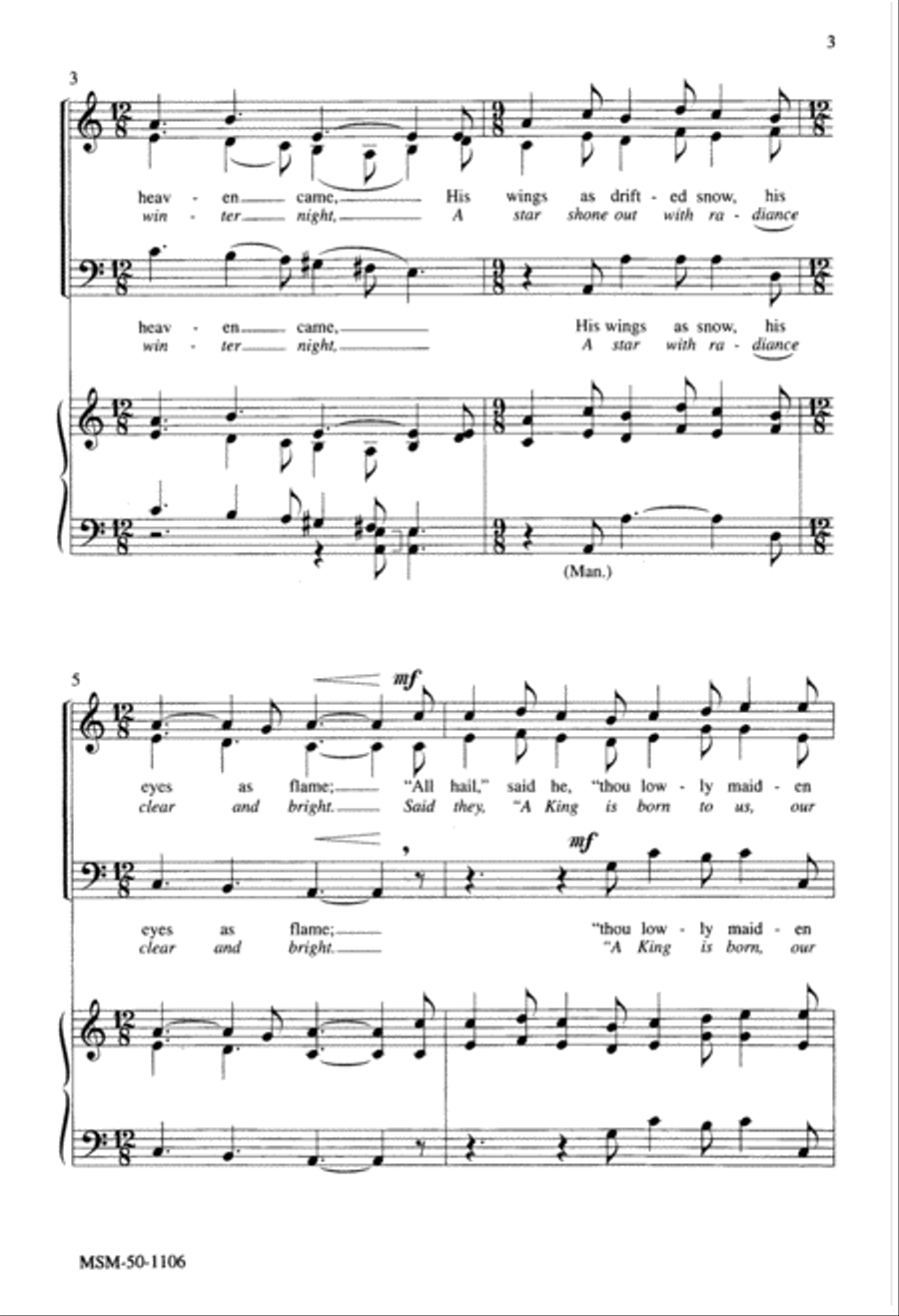 Gabriel's Message The Journey of the Magi 3-Part scores gallery preview page 3