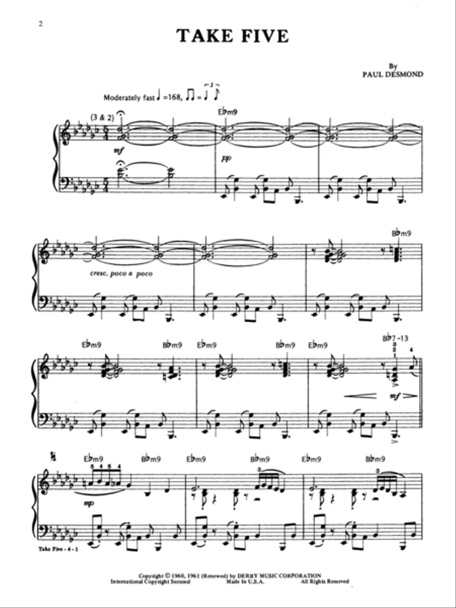 Favorite Jazz for Piano Solo Piano Solo scores gallery preview page 3