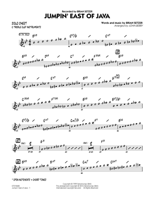 Jumpin' East of Java - C Solo Sheet