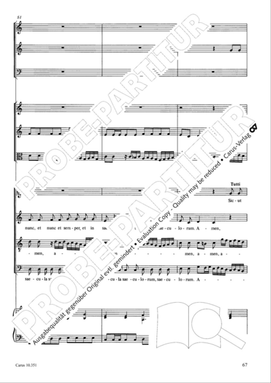 Magnificat Magnificat 4-Part scores gallery preview page 68