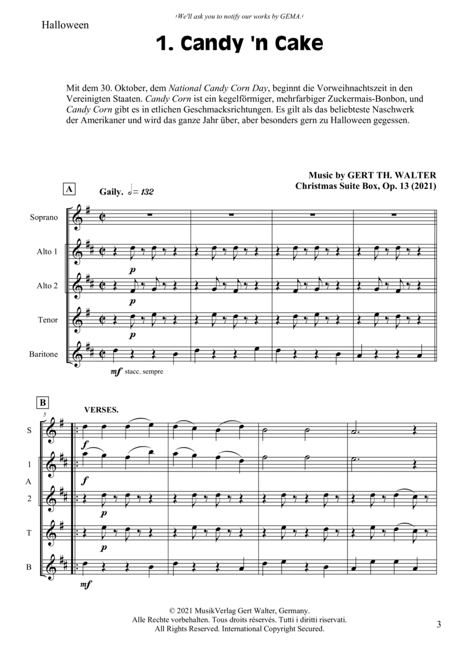 Christmas Suite Box - Score Only Woodwind Quintet scores gallery preview page 1