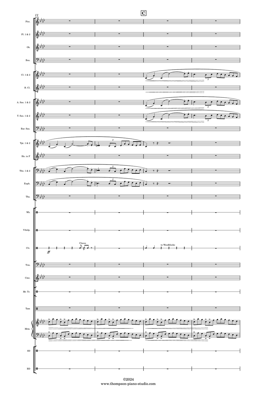 Spellcaster Concert Band scores gallery preview page 5