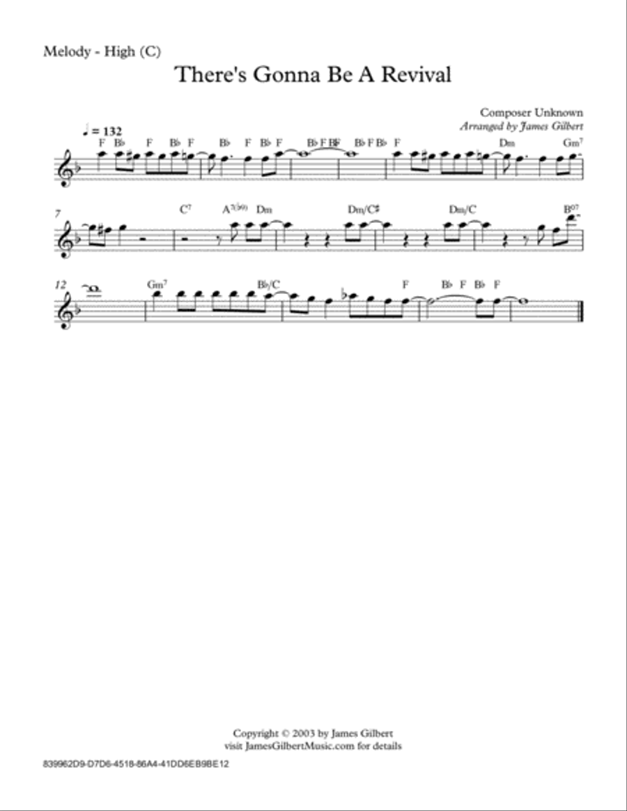 There's Gonna Be A Revival Praise scores gallery preview page 6