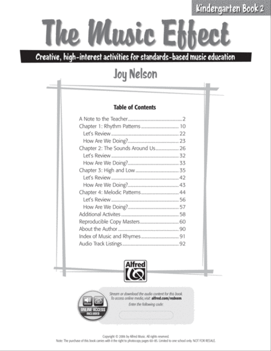 The Music Effect, Book 2 Classroom Materials scores gallery preview page 2