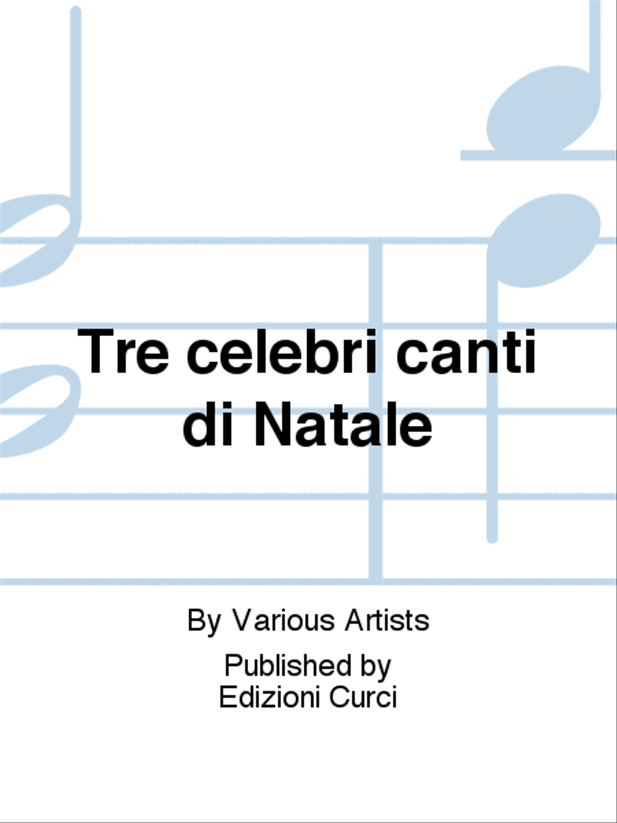 Tre celebri canti di Natale Voice Solo scores gallery preview page 1