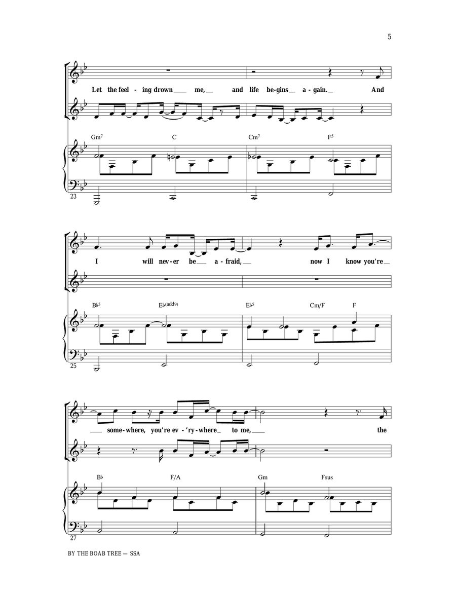 By The Boab Tree SSA scores gallery preview page 4
